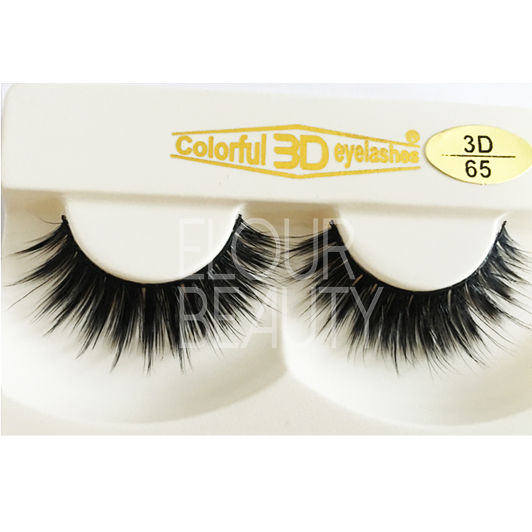 Volume 3D Korean Silk cheap fake eyelashes vendors ED53